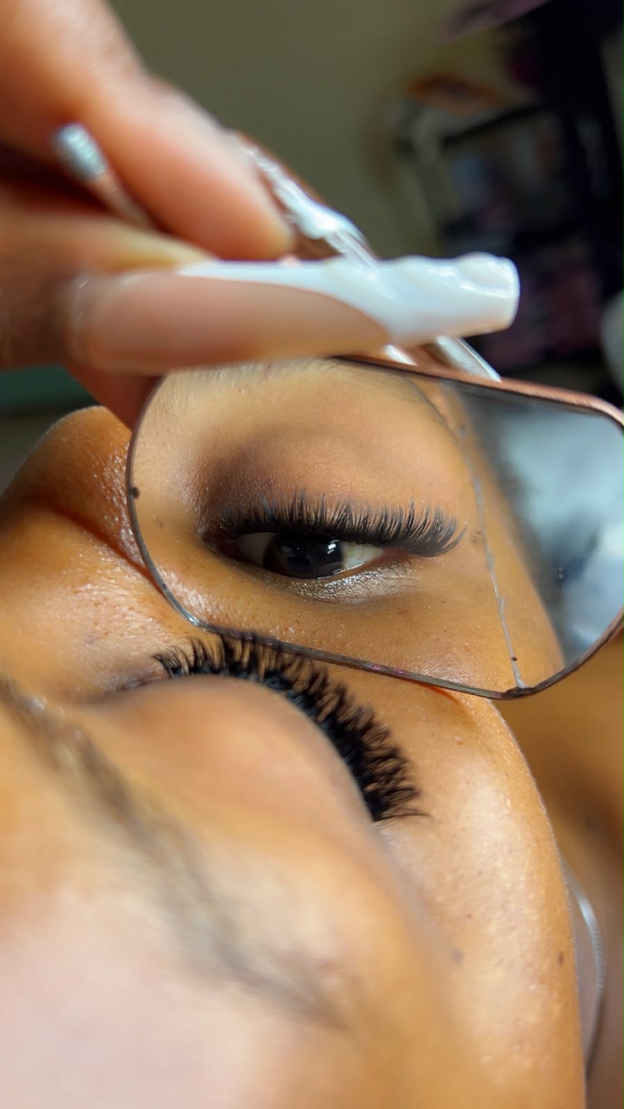 Cat eye lash set
